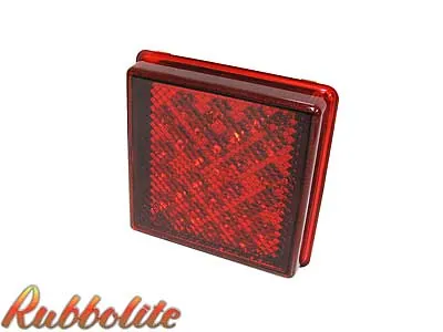 LED Galinis Rūko Žibintas 24V 96x96mm Be Korpuso - Papildomas Apšvietimas Sunkvežimiams