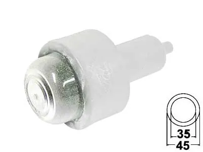 Atsarginis lęšis 46mm gabaritiniam žibintui - Universalus keitimo lęšis 1608-4839 modeliui