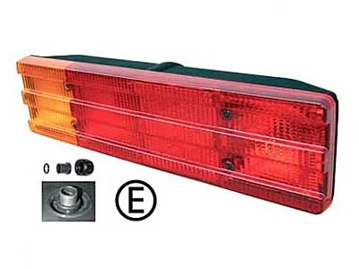 Universalus 4-kamerų Galinis Žibintas su Rūko Funkcija, 426x110x80mm, BA15s lizdas