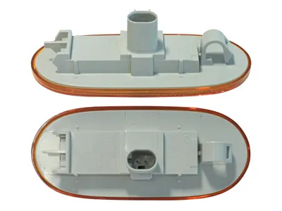 Geltonas LED šoninis gabaritinis žibintas 12V su reflektoriumi - MB Sprinter, VW Crafter - Attēls 2