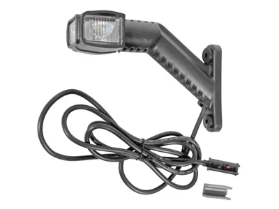 ASPÖCK LED šoninis gabaritinis žibintas su gumine rankenėle, 12-24V, ADR patvirtintas, baltas/raudonas/gintarinis