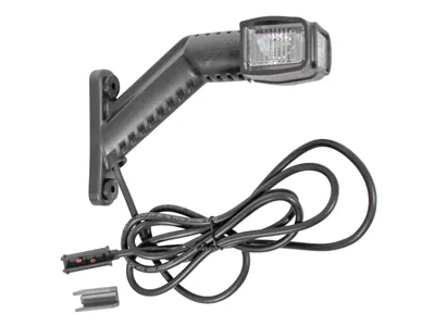 ASPöCK LED šoninis gabaritinis žibintas su gumine kojele, 12-24V, ADR patvirtintas