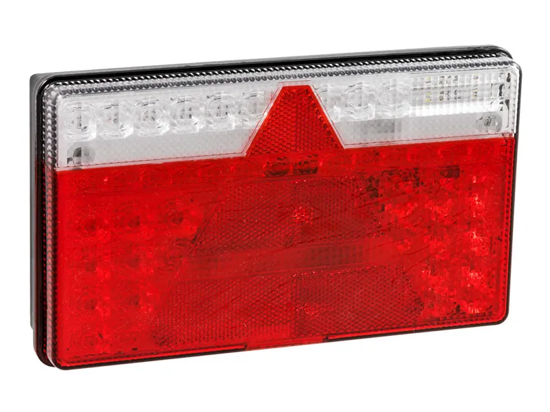 Aspöck Galinis LED Žibintas Priekaboms - Kairės Pusės - 9-32V, EMV Patvirtinimas, Kombinuotas