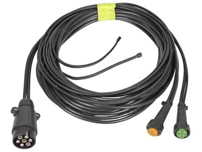 ASPöCK Kabelių Komplektas su 7-pin Kištuku ir 5-pin Bajonetu