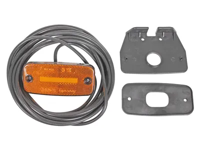 Geltonas LED Šoninis Gabaritinis Žibintas su ECE Patvirtinimu, 12-24V, 5m Kabeliu