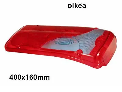 Atsarginė dešiniojo galinio žibinto stiklo danga (400x160mm) - Extra glass cover - Ledbarzibintai.lt