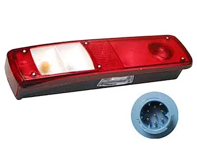 Vignal 7 funkcijų galinis žibintas su atšvaitu ir numerio apšvietimu (12-24V)