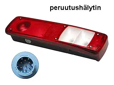 Vignal 7-jų Kamerų Galinis Žibintas su Reversavimo Pyptelėjimu - 12-24V, ECE E2 04075 (1608-5010)