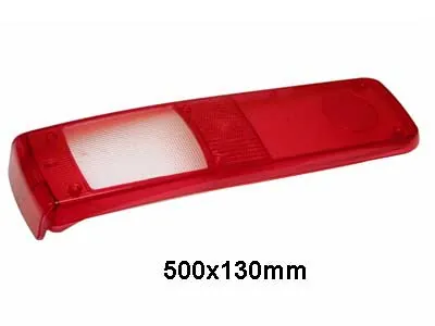 Atsarginis stiklo gaubtas 500x133mm - Extra Glass Cover for 7 Function Rear Lights