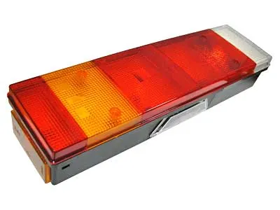 Vignal 7-kamerų galinis žibintas su šoniniu žibintu ir numerio apšvietimu, skirtas MAN, Scania sunkvežimiams (466x130x81mm)