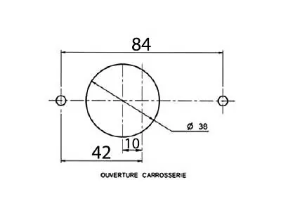 Geltonas halogeninis šoninis gabaritinis žibintas su atšvaitu, 110x50x18mm (SKU: 1608-5033) - Attēls 3