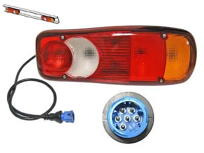 Universalus 5 funkcijų galinis žibintas su reflektoriumi | BA15s jungtis | 0.7m laidas