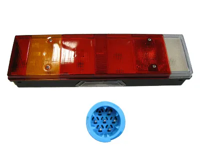 Vignal 7-kamerinis galinis žibintas sunkvežimiams su numerio apšvietimu (1608-5067)