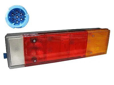 Renault 5 funkcijų galinis žibintas - dešininis su BA15s jungtimi (464x130x83mm)