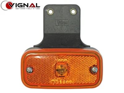 VIGNAL Šoninis gabaritinis halogeninis žibintas, geltona spalva, su atšvaitu ir laikikliu, BA9s jungtimi