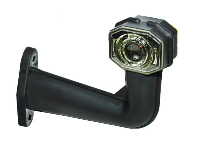 PROPLAST LED Šoninis Gabaritinis Žibintas su Gumine Kojele, 24V, Baltas/Raudonas