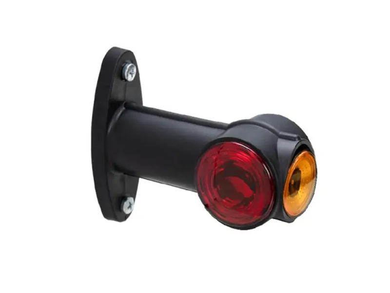 PROPLAST LED Šoninis Gabaritinis Žibintas su Guminiu Laikikliu, 12-24V, ADR