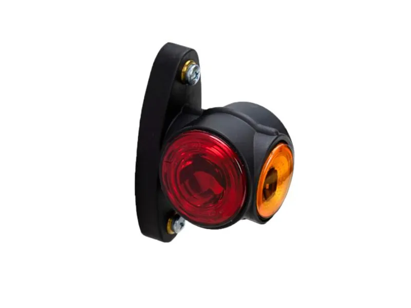 PROPLAST LED šoninis gabaritinis žibintas su guminiu laikikliu, 12-24V, ADR patvirtintas