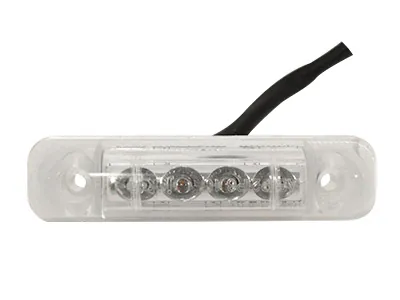 JOKON Geltoni LED šoniniai gabaritiniai žibintai, 12V, paviršinis montavimas, 4 LED