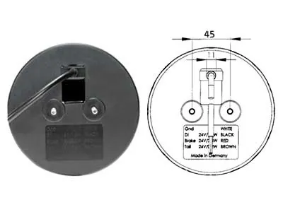Proplast Kombinuotas LED galinis žibintas, ypač žemo profilio, ECE, ADR, 12-24V, IP6K9K - Attēls 3