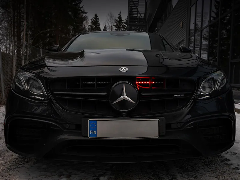 NIGHT RIDER TUNING LIGHT Raudonos spalvos LED automobilių tuning juosta 60cm 12V