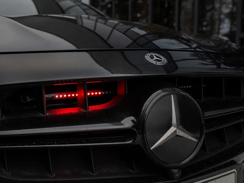 NIGHT RIDER TUNING LIGHT Raudonos spalvos LED automobilių tuning juosta 60cm 12V - Attēls 2