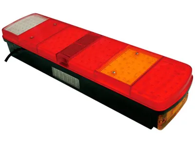 7-Kamerinis Scania-modelio LED Galinis Žibintas - Dešinės Pusės, 24V, Su Atšvaitu