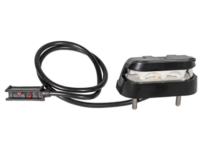 LED Numerio apšvietimo žibintas | Juodas, ECE patvirtintas, IP67 | 12-24V