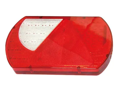 Universalus LED Galinis Žibintas Priekaboms | 12-24V | IP66 | 237x140x29mm | Daugiafunkcinis