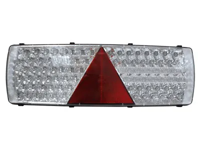 Universalus Priekabos LED Galinis Žibintas, 24V, 450x155x38mm, 7-pin jungtis, Daugiafunkcinis