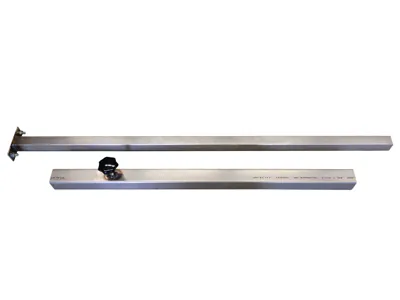 Teleskopinis laikiklis šviesoms - reguliuojamas iki 160cm, kvadratinis vamzdis 40x40mm - Ledbarzibintai.lt