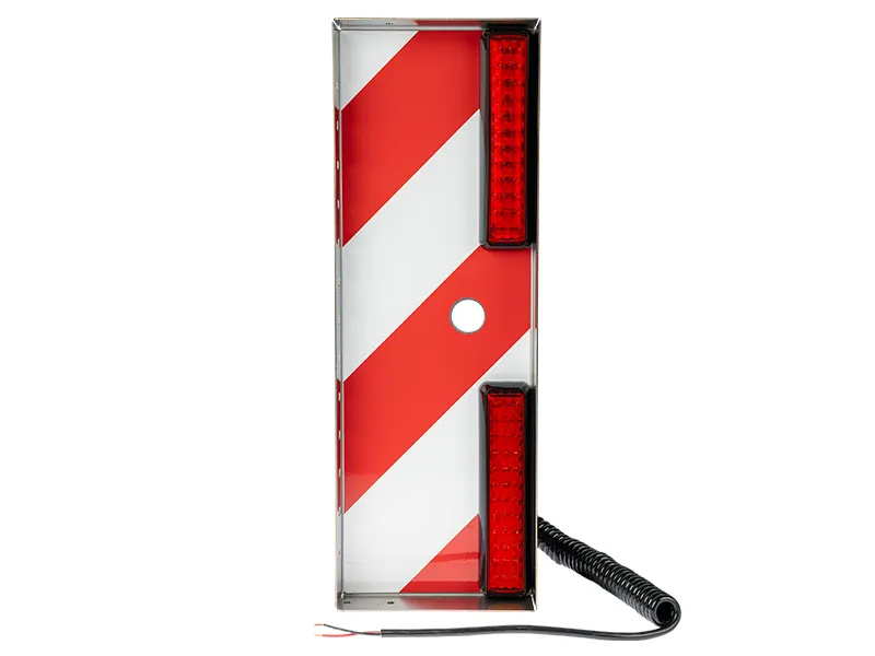 Galiniai LED žibintai didžiagabaritėms transporto priemonėms - raudonos spalvos, dešininis, nerūdijančio plieno, 13.8-28V - Ledbarzibintai.lt