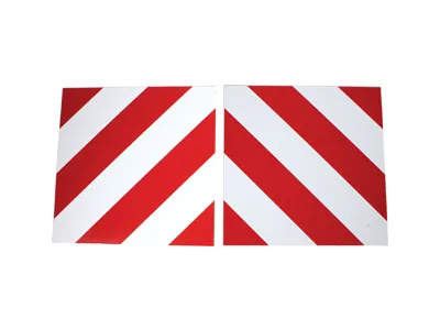 Įspėjamieji ženklai didelių gabaritų kroviniams 400x400mm, aliuminio kompozito, neatspindintys