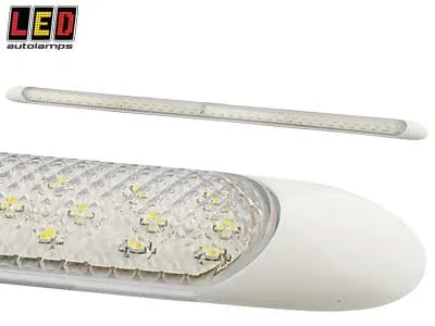 LED AUTOLAMPS Ilgas LED salono apšvietimas 670lm, 12V, plono profilio 10mm su 121 LED