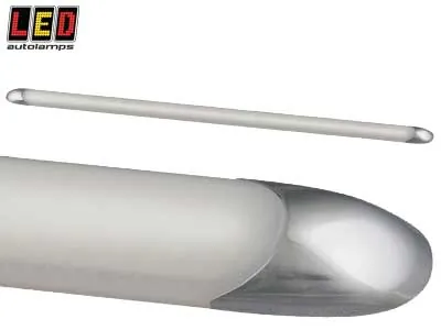 LED AUTOLAMPS Ilgas LED salono apšvietimas 24V 670lm, 600mm su chromo galais