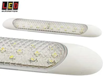 LED AUTOLAMPS Plonas LED salono apšvietimas, 12V, 90lm, aukštos kokybės baltos šviesos