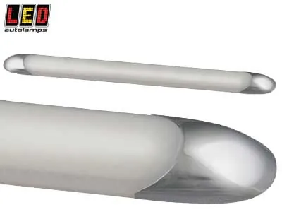 LED AUTOLAMPS Plokščias LED Salono Šviestuvas 300x25x10mm - 24V, 340lm, Plonu Profiliu