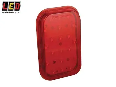 LED AUTOLAMPS 1614-130FME Galinis LED Rūko Žibintas, 12-24V, ECE ir EMC Sertifikuoti, Atsparūs Vandeniui IP67