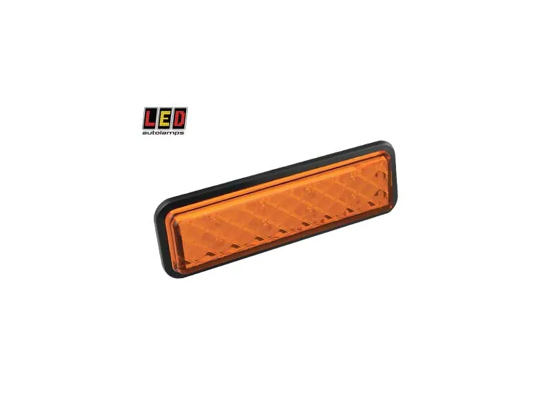 LED Autolamps plonas galinis posūkio žibintas, įleidžiamas, 145x48mm - Ledbarzibintai.lt