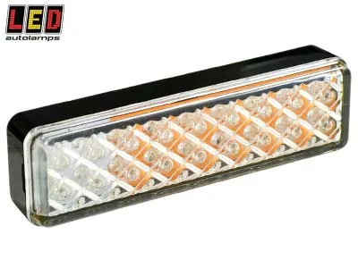 LED AUTOLAMPS LED Posūkio ir Gabaritinis Žibintas, 12-24V, Polikarbonato Lęšis, ECE Sertifikuotas, IP67