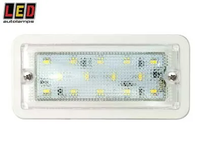 Led Autolamps Kvadratinis LED Salono Apšvietimas 148mm, 24V, 675lm, Baltas Korpusas