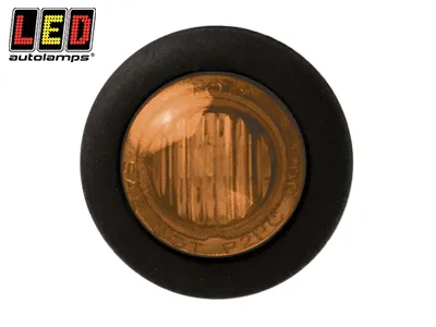 LED AUTOLAMPS Geltoni LED šoniniai gabaritiniai žibintai 12-24V, ECE patvirtinti, vandeniui atsparūs