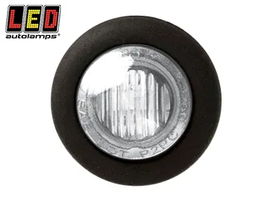 LED AUTOLAMPS Baltasis LED šoninis gabaritinis žibintas, ECE sertifikuotas, 12-24V