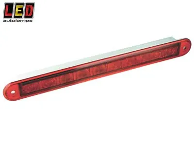 LED AUTOLAMPS Plokščias LED stabdžių žibintas, ECE R7-S3, 12V, 237mm - IP67 apsauga
