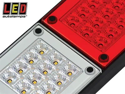 Universalus LED Galinis Žibintas su Gabarito, Stabdžių, Posūkio ir Atbulinės Eigos Funkcijomis (12-24V) - Attēls 2