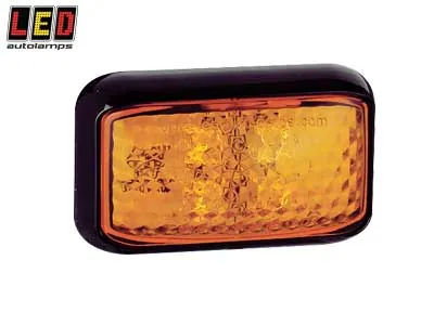 LED AUTOLAMPS šoninis LED posūkio žibintas - kompaktiškas, vandeniui atsparus, 12-24V