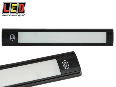 LED Autolamps Kvadratinis LED Salono Šviestuvas 12V 350/280lm su Lietimui Jautriu Jungikliu