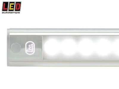 Led Autolamps Kvadratinis LED Salono Apšvietimas 410x40x11mm, 24V, 700/500lm, Su Jutikliniu Jungikliu, R10 Sertifikuotas - Attēls 2