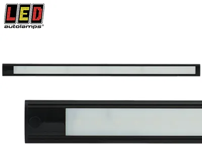 Led Autolamps Kvadratinis LED Salono Apšvietimas 600mm, 12V, 1050lm, Juodo Aliuminio Korpusas, R10 Patvirtintas