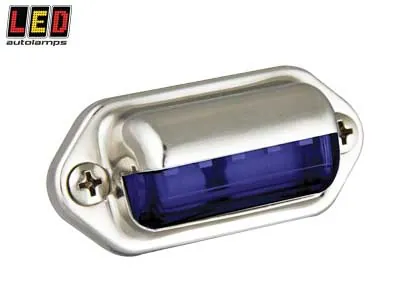 LED Autolamps Mėlynos LED Laiptelių Apšvietimo Lempa | 12-24V | IP67 | Plieninis Korpusas | 1614-6505BM